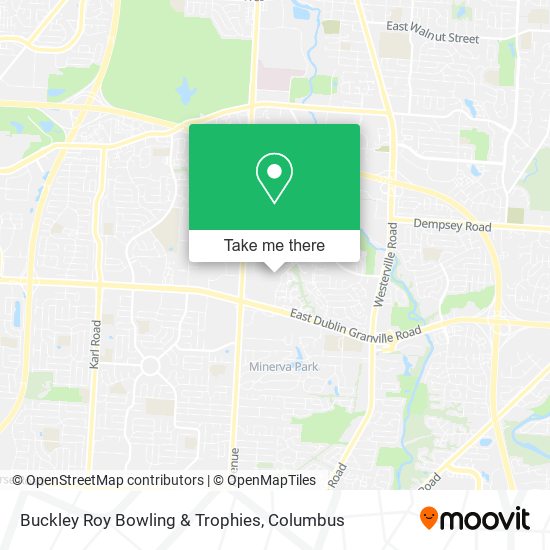 Buckley Roy Bowling & Trophies map