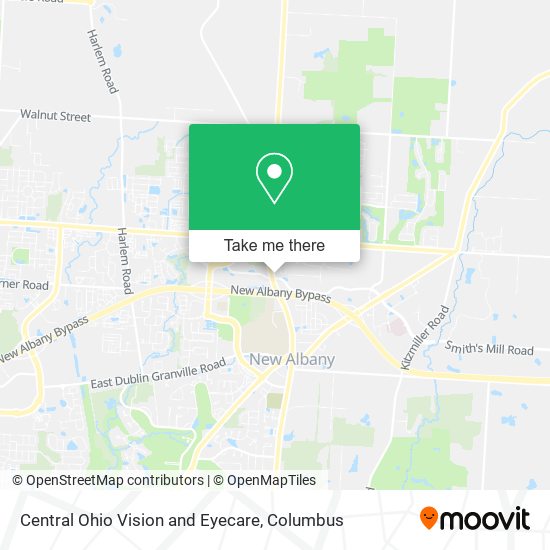 Mapa de Central Ohio Vision and Eyecare