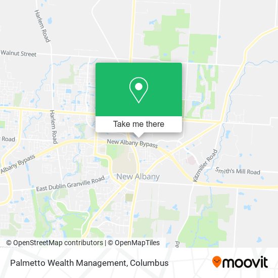 Mapa de Palmetto Wealth Management