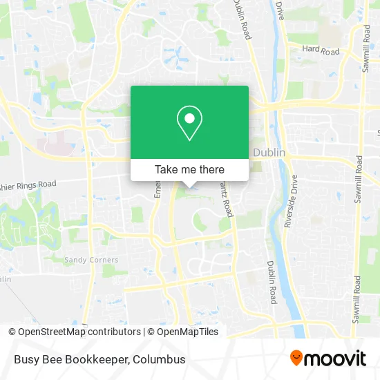 Busy Bee Bookkeeper map