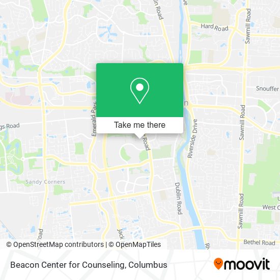 Beacon Center for Counseling map