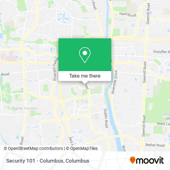 Mapa de Security 101 - Columbus