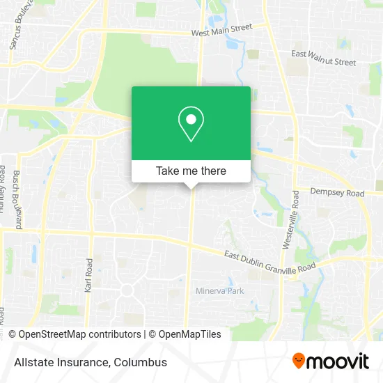 Allstate Insurance map