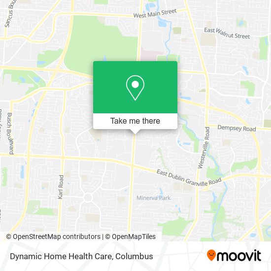Mapa de Dynamic Home Health Care