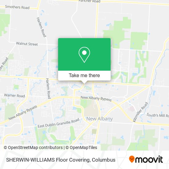 SHERWIN-WILLIAMS Floor Covering map