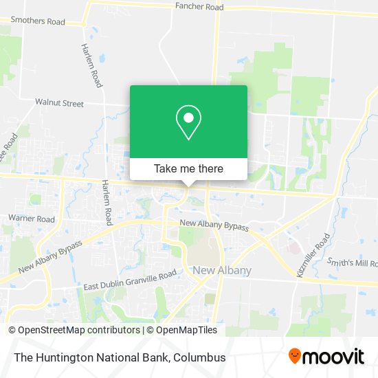 The Huntington National Bank map