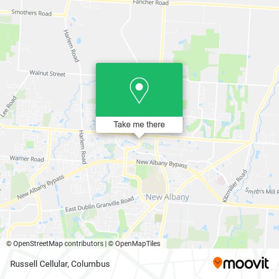 Mapa de Russell Cellular