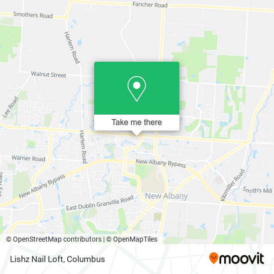 Mapa de Lishz Nail Loft