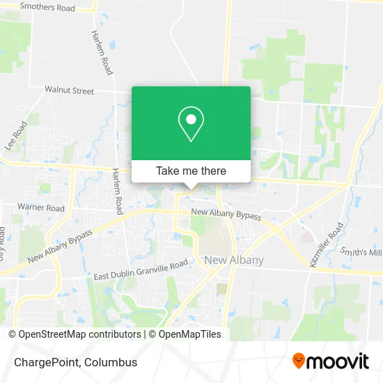 ChargePoint map