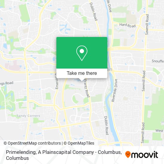 Primelending, A Plainscapital Company - Columbus map