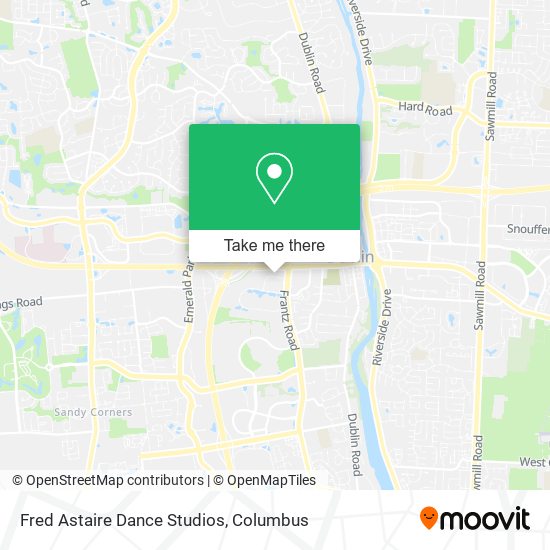 Mapa de Fred Astaire Dance Studios