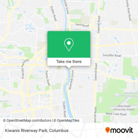Kiwanis Riverway Park map