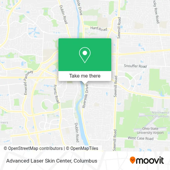 Advanced Laser Skin Center map