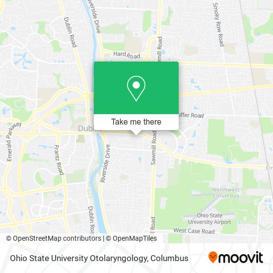 Ohio State University Otolaryngology map