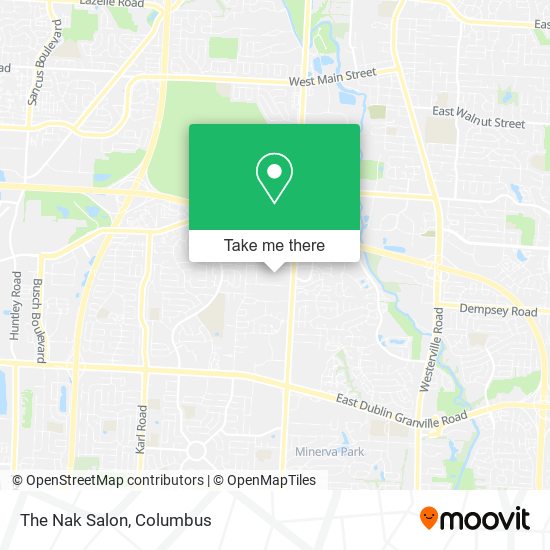 Mapa de The Nak Salon