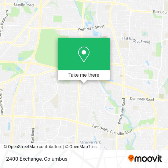 Mapa de 2400 Exchange
