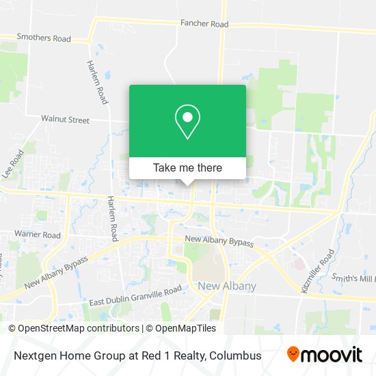 Nextgen Home Group at Red 1 Realty map