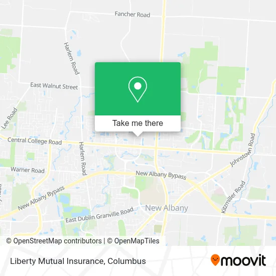 Liberty Mutual Insurance map