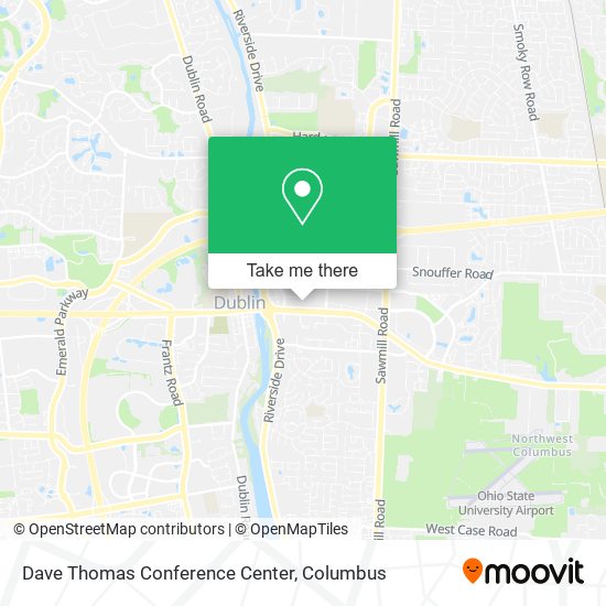 Mapa de Dave Thomas Conference Center