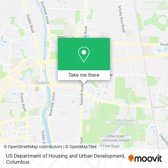 US Department of Housing and Urban Development map