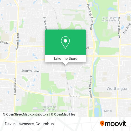 Devlin Lawncare map