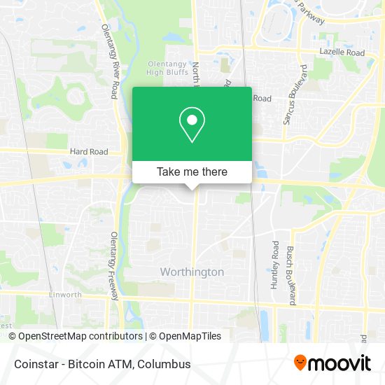 Mapa de Coinstar - Bitcoin ATM