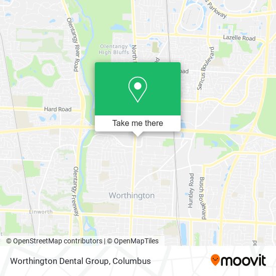 Worthington Dental Group map