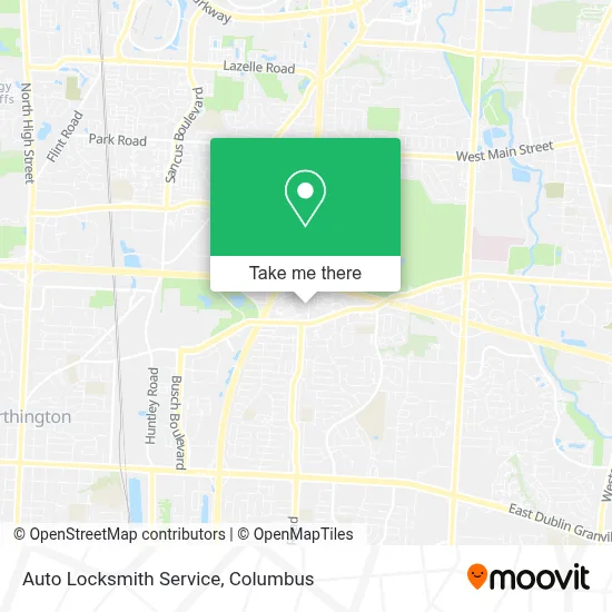 Auto Locksmith Service map