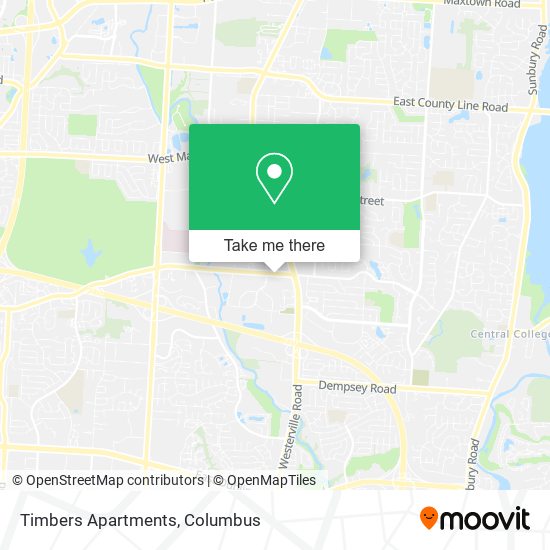 Mapa de Timbers Apartments