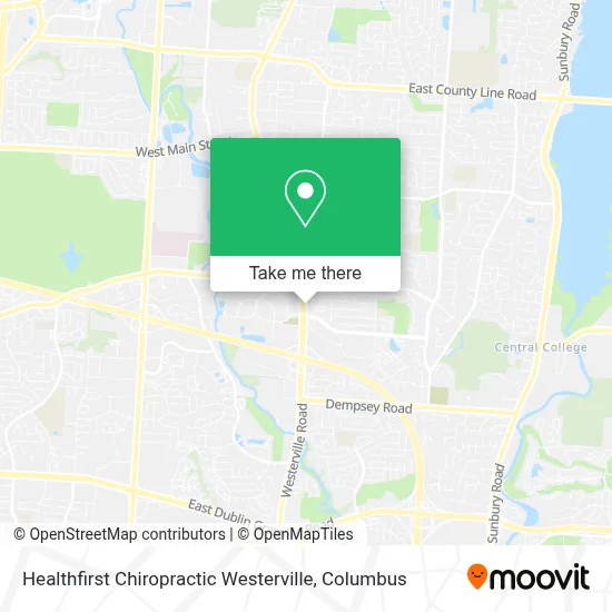 Healthfirst Chiropractic Westerville map
