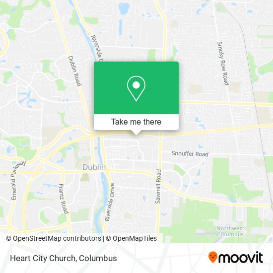 Mapa de Heart City Church