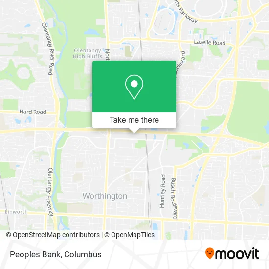 Mapa de Peoples Bank