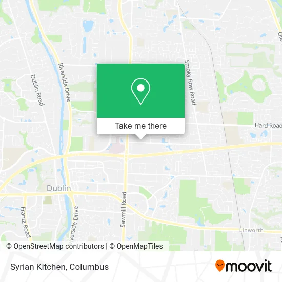 Syrian Kitchen map