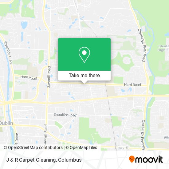 J & R Carpet Cleaning map