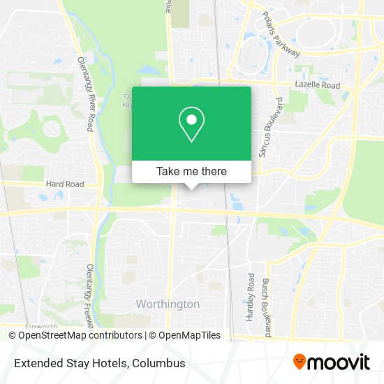 Extended Stay Hotels map