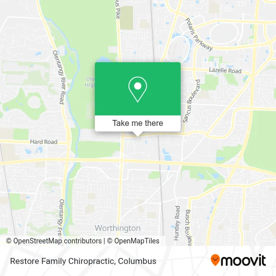 Restore Family Chiropractic map
