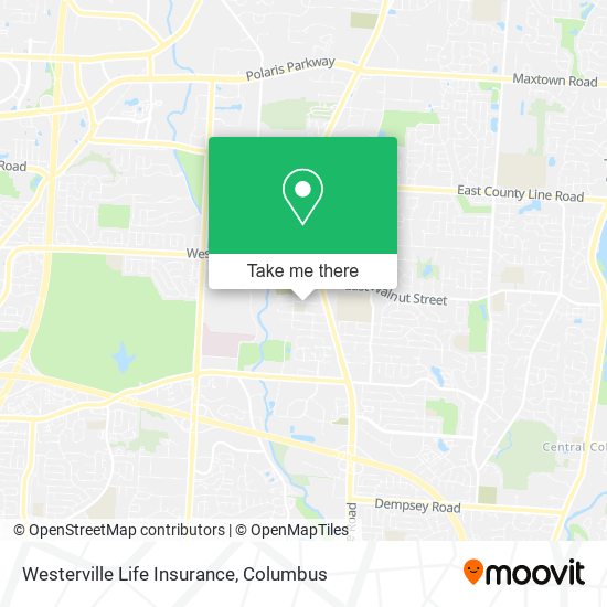 Mapa de Westerville Life Insurance