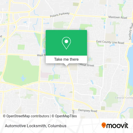 Automotive Locksmith map