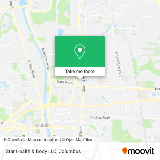 Mapa de Star Health & Body LLC