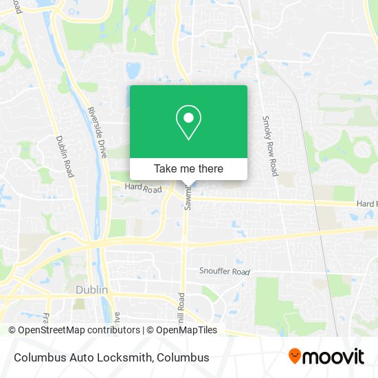 Mapa de Columbus Auto Locksmith