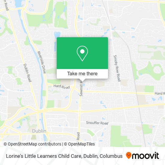 Lorine's Little Learners Child Care, Dublin map