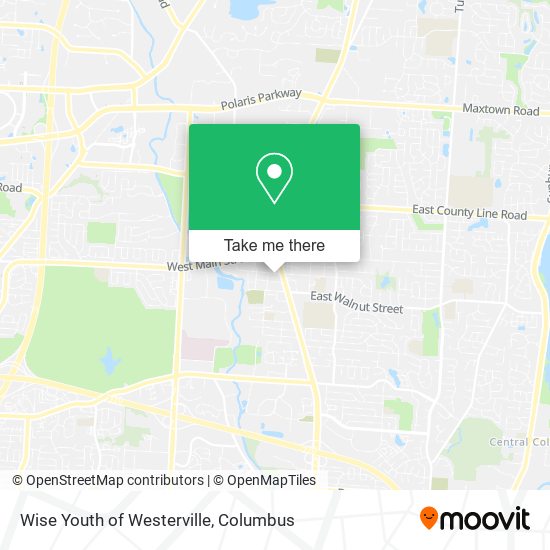 Wise Youth of Westerville map