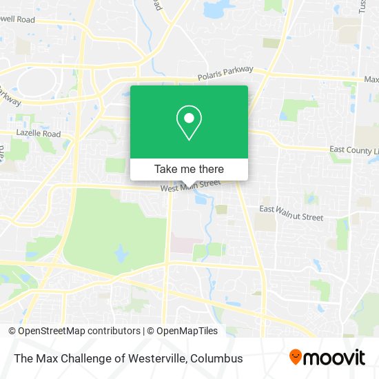 The Max Challenge of Westerville map