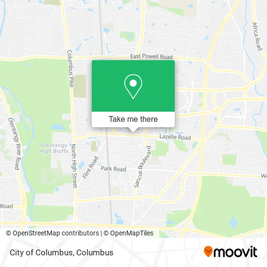 City of Columbus map