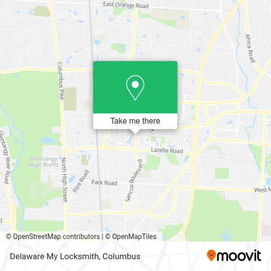 Delaware My Locksmith map