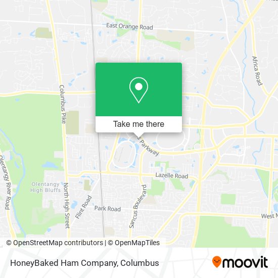 HoneyBaked Ham Company map
