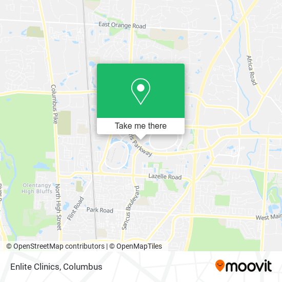 Enlite Clinics map