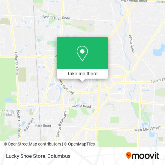 Mapa de Lucky Shoe Store