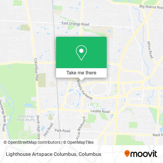Lighthouse Artspace Columbus map