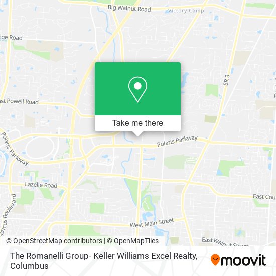 Mapa de The Romanelli Group- Keller Williams Excel Realty